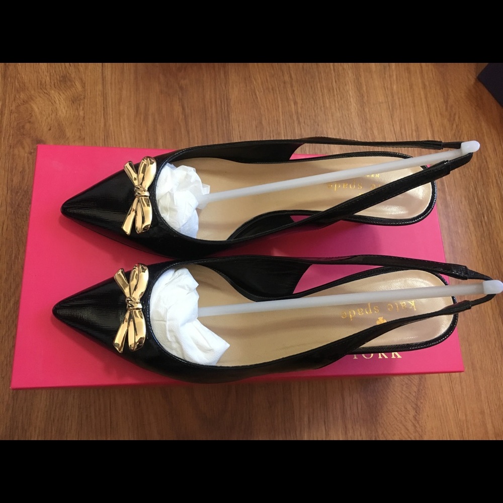 Kate spade kitten heel pumps